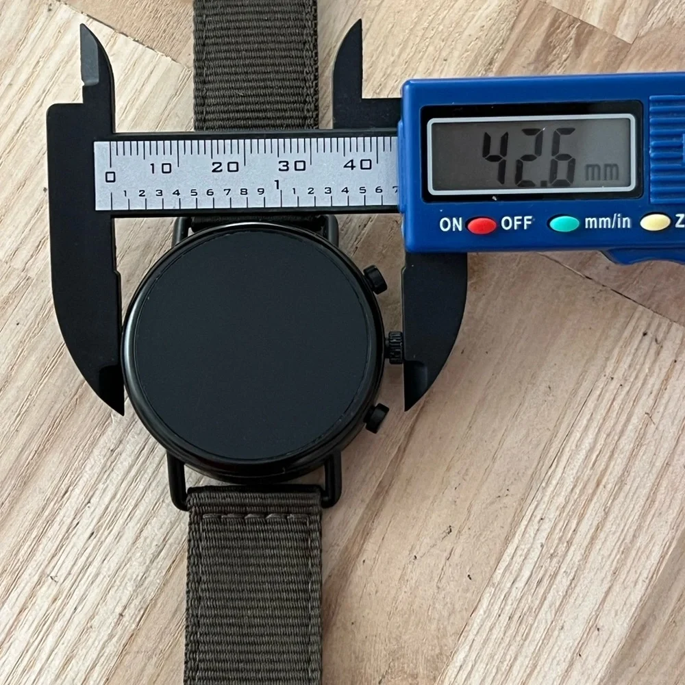 Skagen Falster Gen 2 Smartwatch Wear OS by Google Green Canvas Strap 3ATM